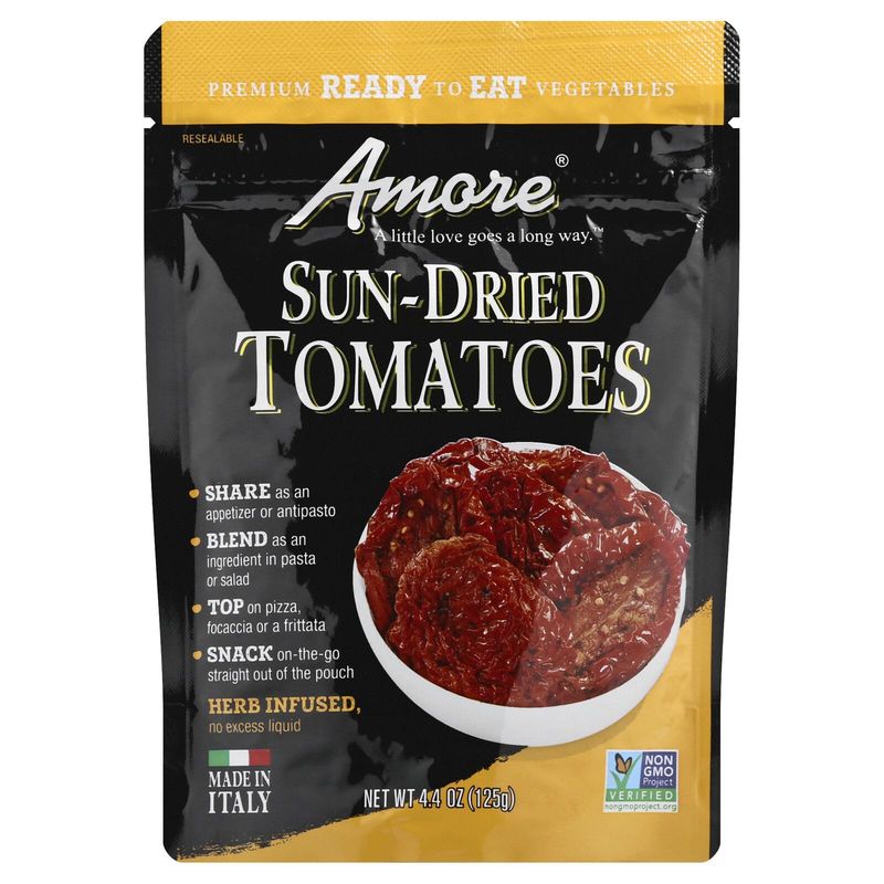 Sun-Dried Tomatoes - Ready to Eat Snack Vegetables - 4.4 oz (Pack of 1)