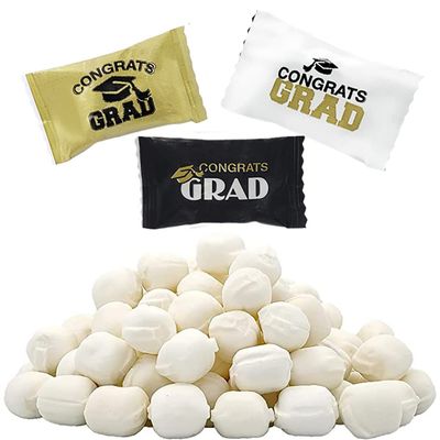 The Dreidel Company Congrats Grad Buttermints, Congratulations Graduation, Mint Candies, After Dinner Mints, Butter Mint Candy, Fat-Free, Individually Wrapped (55 Pieces)