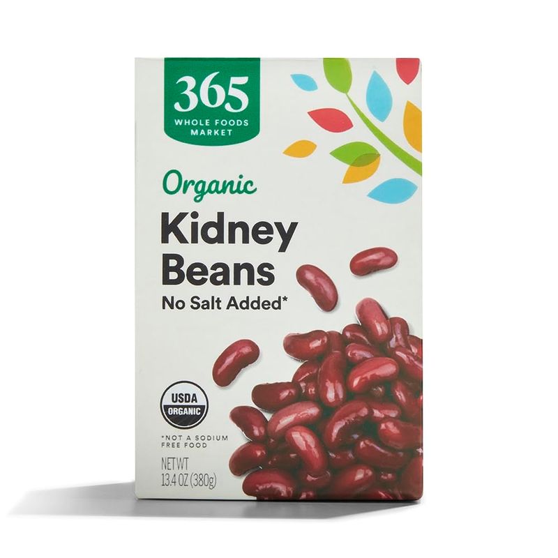 365 by Whole Foods Market, Beans Kidney No Salt Added Organic, 13.4 Ounce