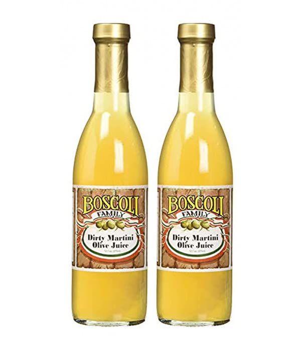 Boscoli Dirty Martini Olive Juice 12.7 ounces (Pack of 2)