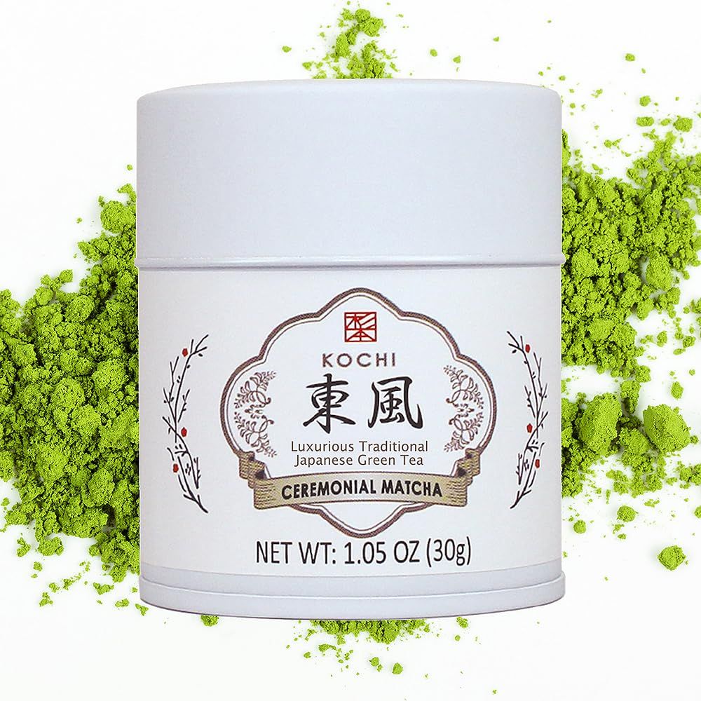 SUGIMOTO TEA Japanese Matcha Powder Ceremonial Grade KOCHI 1.0 oz (30 g)