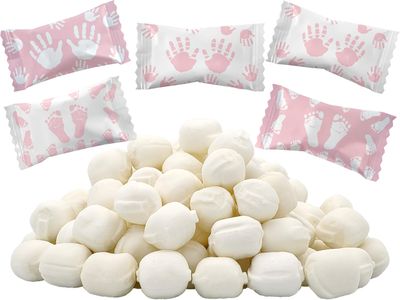 The Dreidel Company Girl Fingers &amp; Toes Buttermints, Mint Candies, After Dinner Mints, Fat-Free, Individually Wrapped (55 Pieces)