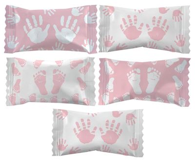 The Dreidel Company Girl Fingers &amp; Toes Buttermints, Mint Candies, After Dinner Mints, Fat-Free, Individually Wrapped (55 Pieces)