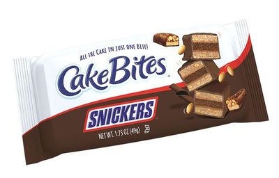 The Original Cakebites by Cookies United, Grab-and-Go Bite-Sized Licensed Snacks (Family Pack, Snickers)