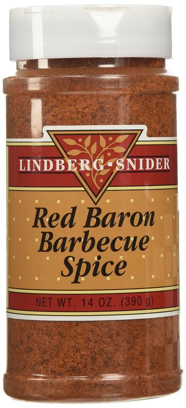 Lindberg Snider Red Baron Barbecue Spice - 14 oz