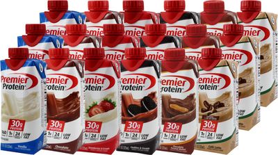 Niro Assortment | Protein Shake Variety Pack | 18 Count with 3 Each of 6 Delicious Flavors; Chocolate, Vanilla, Caramel, Caf Latte, Chocolate Peanut Butter and Strawberry