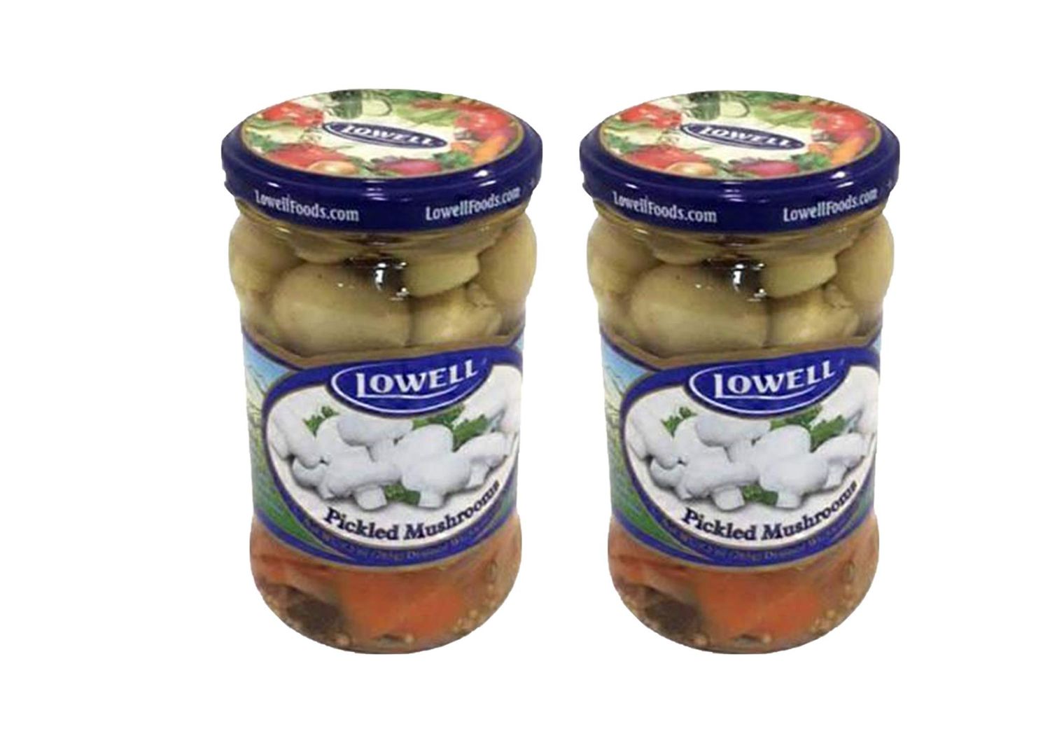 PICKLED MUSHROOMS LOWELL , PIECZARKI MARYNOWANE 9.30Z (265G) 2PACK