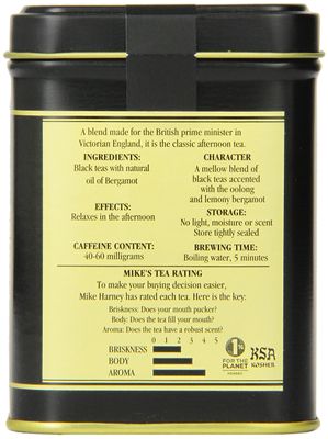 Harney &amp; Sons Black Earl Grey Loose Leaf Tea, 4 Ounce
