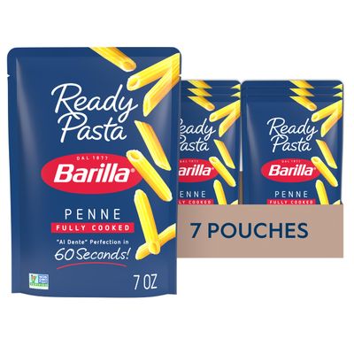 Barilla Ready Pasta, Penne, 7 oz. Pouch (pack of 7)