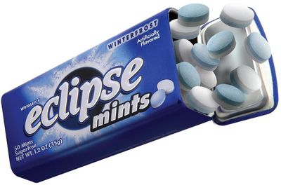 Eclipse Sugarfree Mints Winterfrost, 1.2 Ounce Tins (Pack of 16)