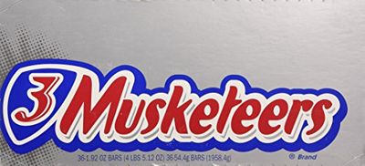 MASTER FOODS USA MARS 3 Musketeers Bar, 1.92-Ounce Boxes (Pack of 360)