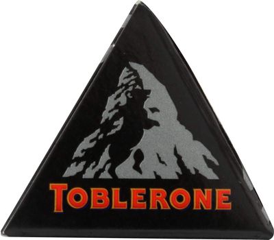Toblerone Bar - Swiss Dark Chocolate with Honey &amp; Almond Nougat Bar (Pack of 3 Bars Each 3.5 oz)