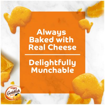 Goldfish Dynamic Duo Variety Pack, Colors Cheddar &amp; Flavor Blasted Xtra Cheddar, Snack Packs, 20 Ct