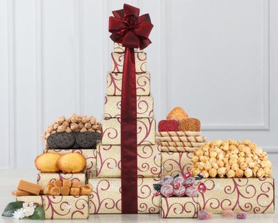 Wine Country Gift Baskets the Tower of Sweets Gift Tower