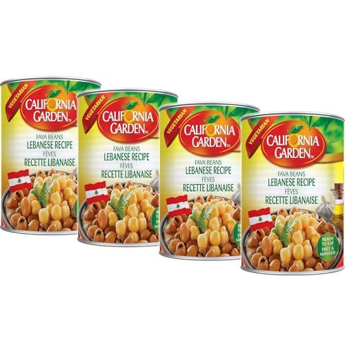 California Garden Fava Beans Lebanese Recipe 450g (4 cans)