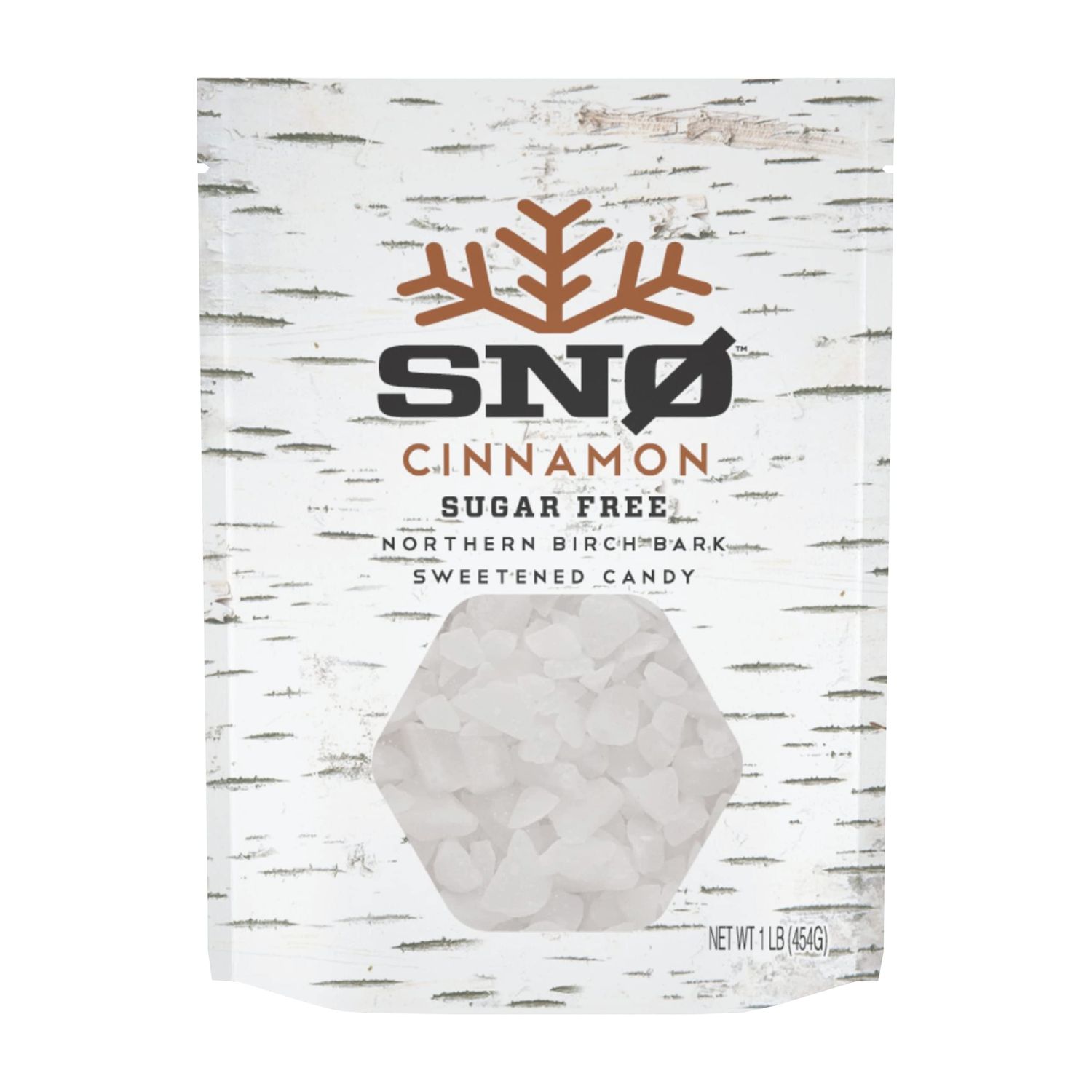 Cinnamon KETO Xylitol Candy Chips - SN 1LB Bag - Sugar-Free Candy With Only 2 Ingredients | Low Carbs, Diabetic-Friendly, Non-GMO, Vegan, GF &amp; Kosher | Purest candy in the world!