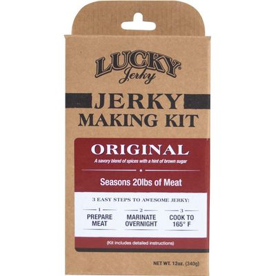 Lucky Jerky Original DIY Jerky Seasoning Kits - Seasons 20lbs of Meat