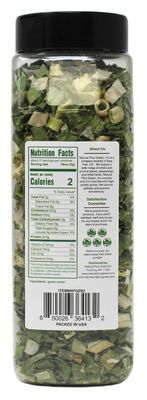 NPG Freeze Dried Chopped Green Onions 2 Ounce, All Natural Non-GMO Gluten Free, Dry Green Onions, Dried Scallions, Gourmet Spring Green Onions for Cooking, Salads, Garnish