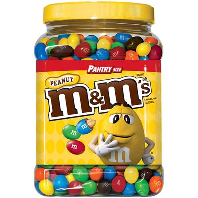 M&amp;M&#39;S Chocolate Candy Pantry, 3.87 Pound, Peanut, 124 Oz (Pack of 2)