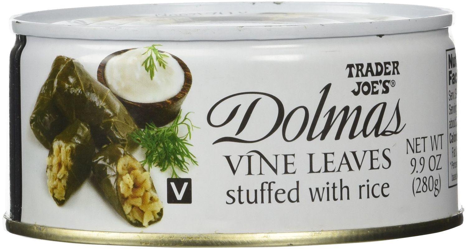 Trader Joe&#39;s Dolmas Vine Leaves Stuffed with Rice (Pack of 2)
