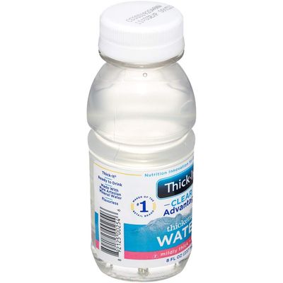 Thick-It Clear Advantage Mildy Thick Water, Nectar Consistency, Ready-to-Drink, Digestible Swallowing Aid, Hydration on the Go, Convenient &amp; Ready-to-Use, No Mixing Needed, 8 oz Bottle