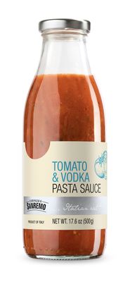 Sanremo Tomato and Vodka Pasta Sauce, 1.1 Pound (Pack of 6)
