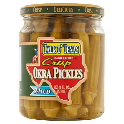 Talk O Texas Okra Pickled Mild (2 count) (Pack of 2)