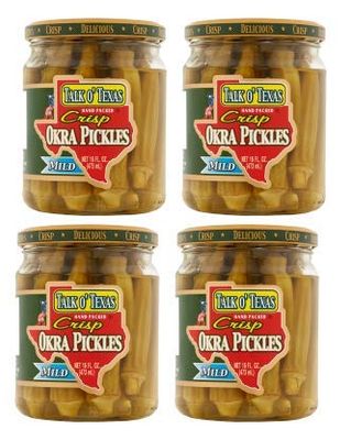 Talk O Texas Okra Pickled Mild (2 count) (Pack of 2)