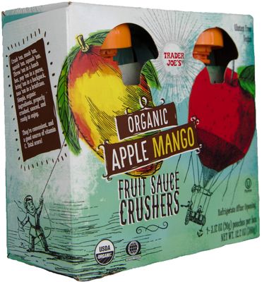 Trader Joe's Organic Apple Mango Fruit Sauce Crushers