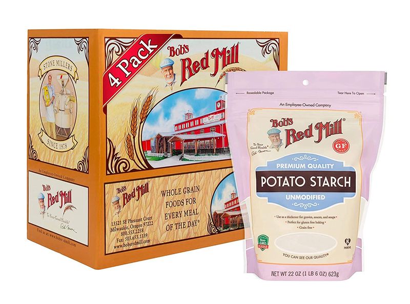 Bob&#39;s Red Mill Potato Starch, Resealable Stand up Bag, 22 ounce (Pack of 4)