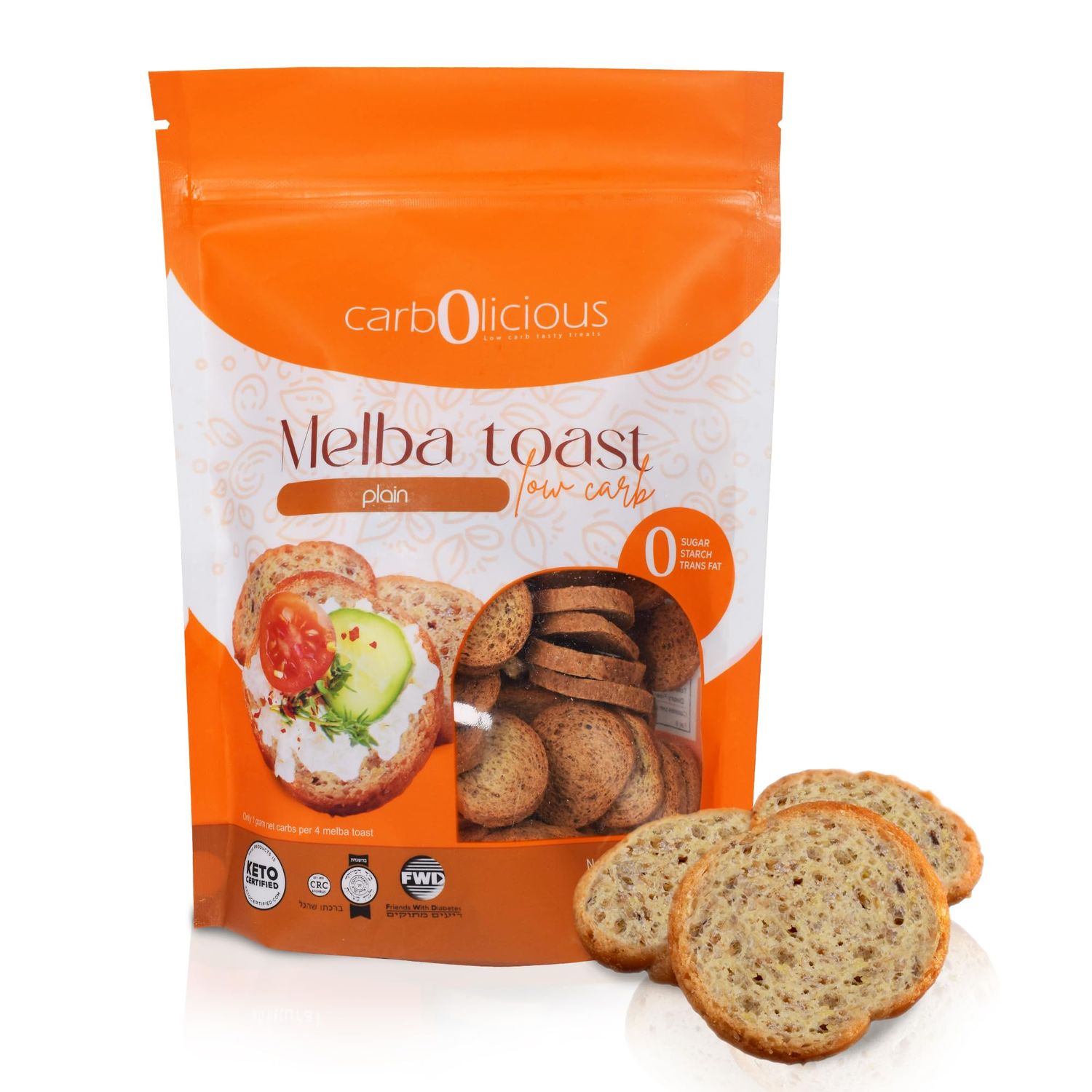 Low Carb Melba Toast (PLAIN) 4oz