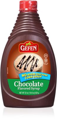 Gefen Gluten Free Chocolate Syrup, 22 Ounce, No High Fructose Corn Syrup, Dairy Free, Kosher (Including Passover)