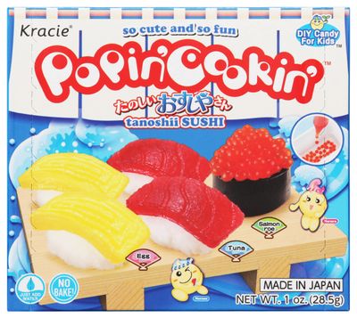 Kracie Popin&#39; Cookin&#39; DIY Candy Sushi Kit, No Bake, 1 Ounces (Pack Of 1)