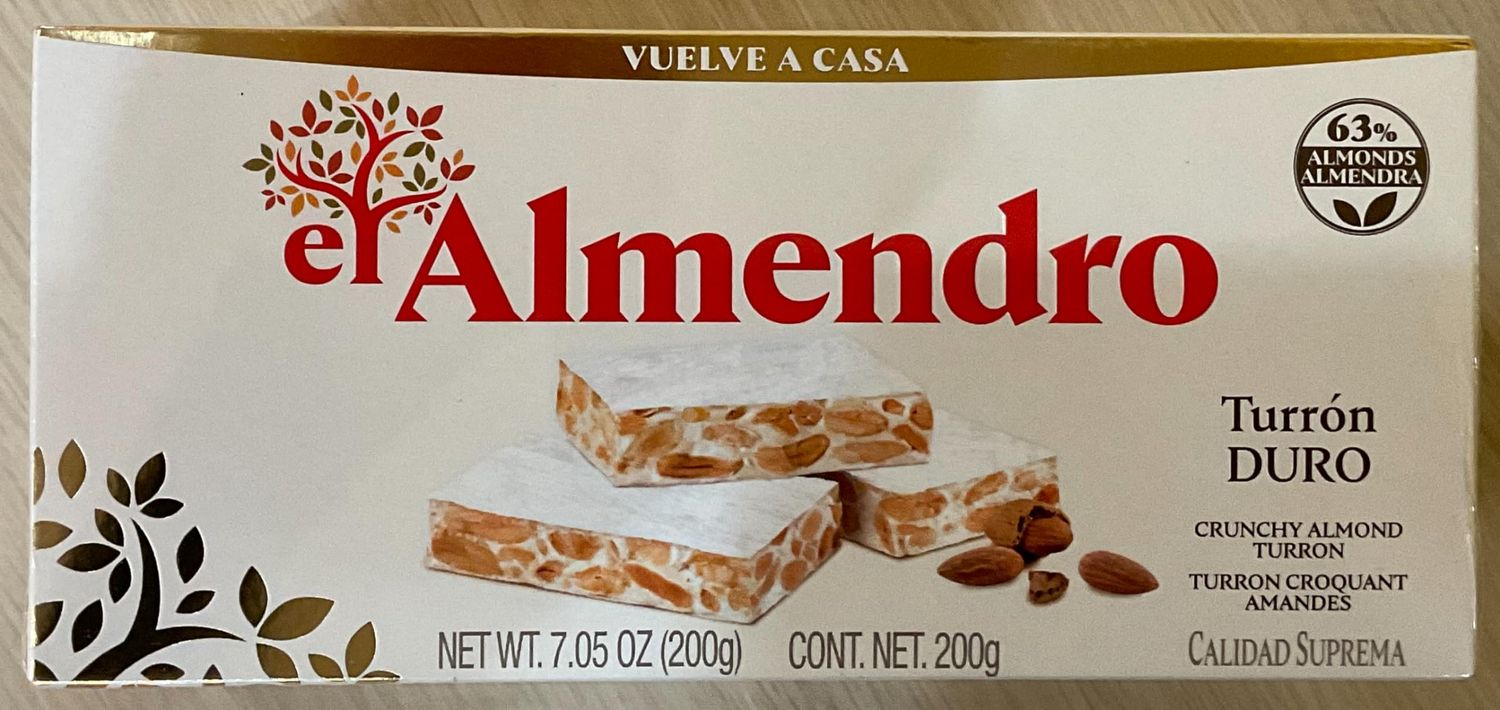 El Almendro Turron Duro 200 grs (7 oz.)