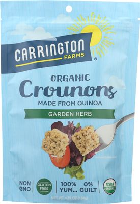 CARRINGTON FARMS Organic Garden Herb Crounons, 4.75 OZ