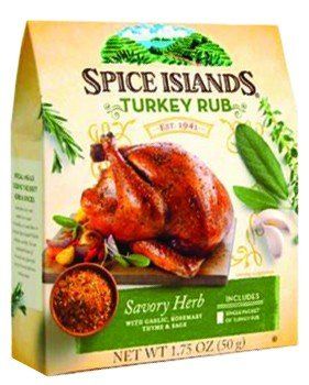 Spice Islands Turkey Rub Savory Herb 1.75 oz.