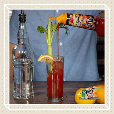 Finest Call Premium Bloody Mary Drink Mix, 1 Liter Bottle (33.8 Fl Oz), Pack of 6