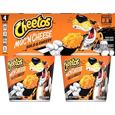 Mac N Cheetos Bold &amp; Cheesy, 2.32oz Cups (4 Pack)