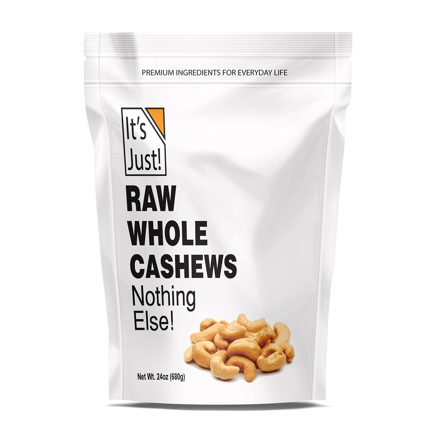 It&#39;s Just - Whole Cashews, Premium Fancy Nuts (Raw (Soft) / Unsalted, 1.5 Pound (Pack of 1))