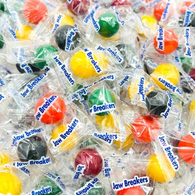 Jawbreakers Hard Candy (2 Pound Bag - Approx. 150 Count) Fruit Flavored Assortment
