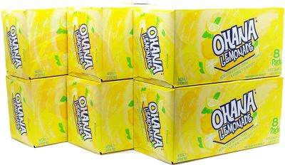 Ohana! lemonade, non-carbonated drink, caffeine free, 12-flu