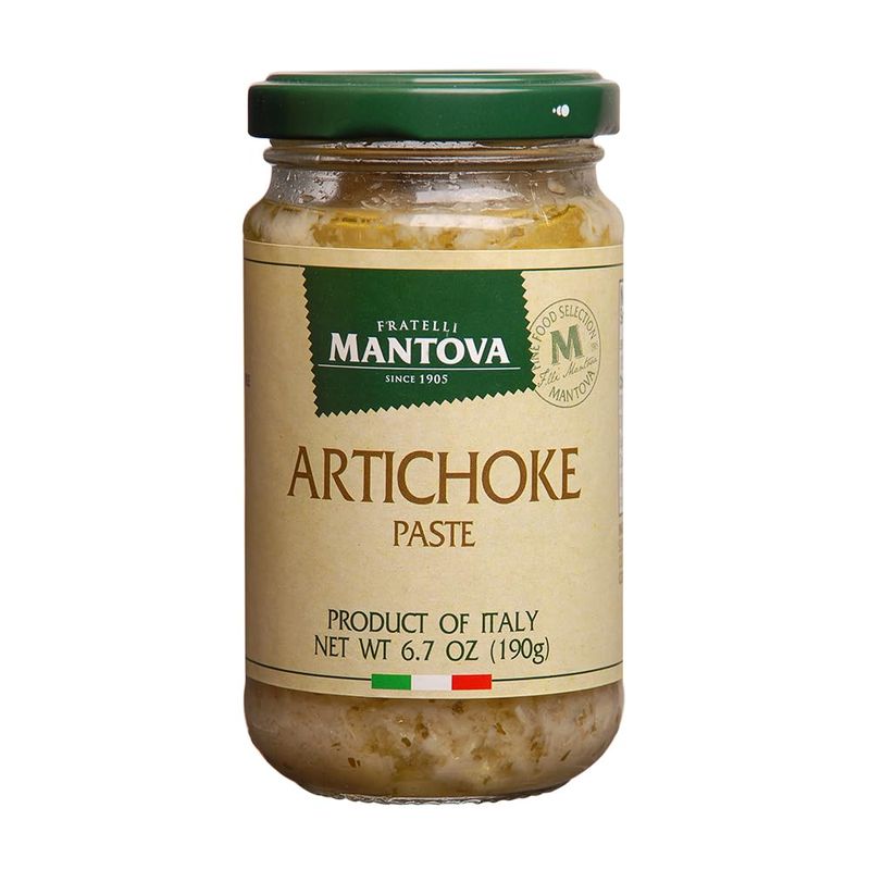 Mantova Artichoke Paste (Pack of 4) - 6.5 oz for Spreading, Flavoring Dressings, and Enhancing Appetizers