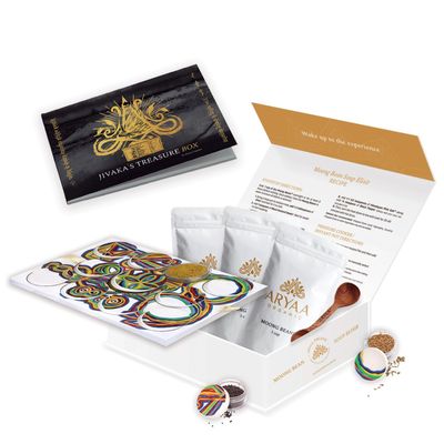 Plant-Based Detox Moong Bean Soup Kit | Aryaa Organic 16-Serving Vegan Protein Recipe | Ayurvedic, Non-GMO, Gluten-Free, 31.4oz - Wellness Gift