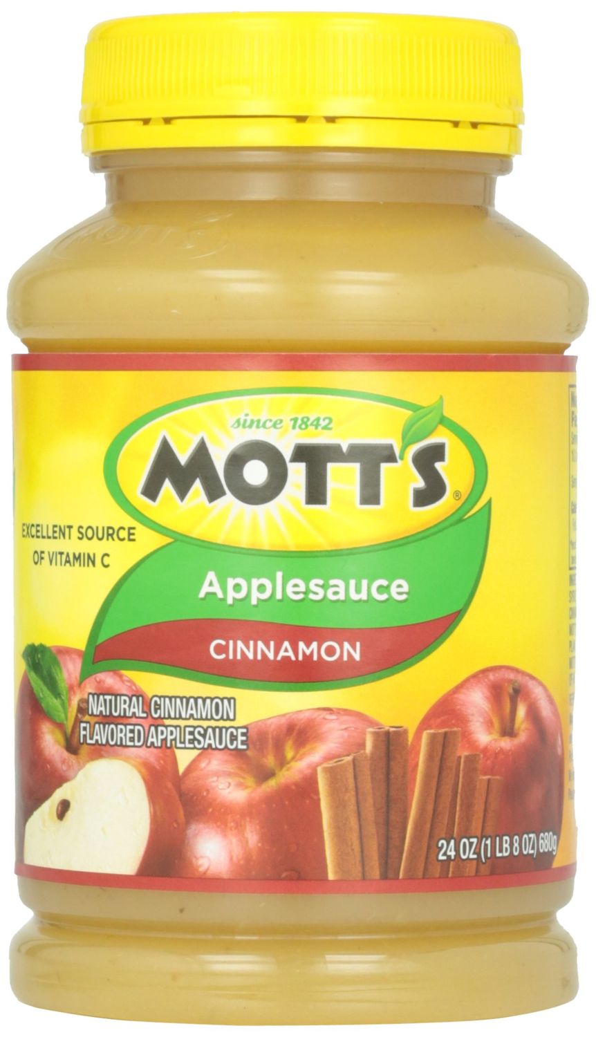 Motts Inc Apple Sauce, Cinnamon, 24 oz