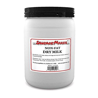 Non-Fat Dry Milk Powder, GRADE &#39;A&#39;, High-Heat Pasteurized, Non-GMO, Gluten-FREE, Made in USA, Net Wt. 1 Lb. 8 oz.