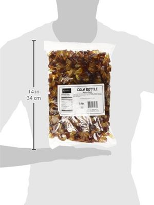 Kervan Candy Bebeto Cola Bottles - Fruity, Soft &amp; Sweet Gummy Candy Bulk for Kids, Gift Snacks and Parties - Cola Bottle Gummies Big Party Size Bag (5 lbs)