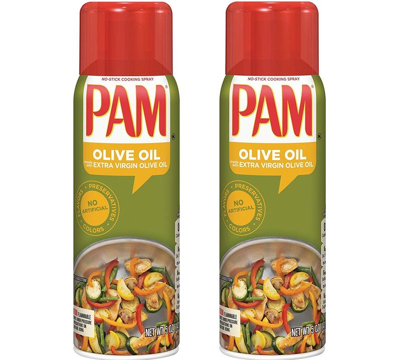 PAM Cooking Spray Olive Oil , 5 Oz (Pack of 2)