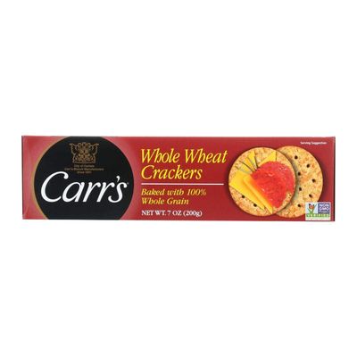Carr&#39;s Whole Wheat Crackers, 7 Ounce