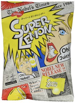 Japanese Extreme Super Sour Lemon Flavored 3 Layered Intense Candy Challenge