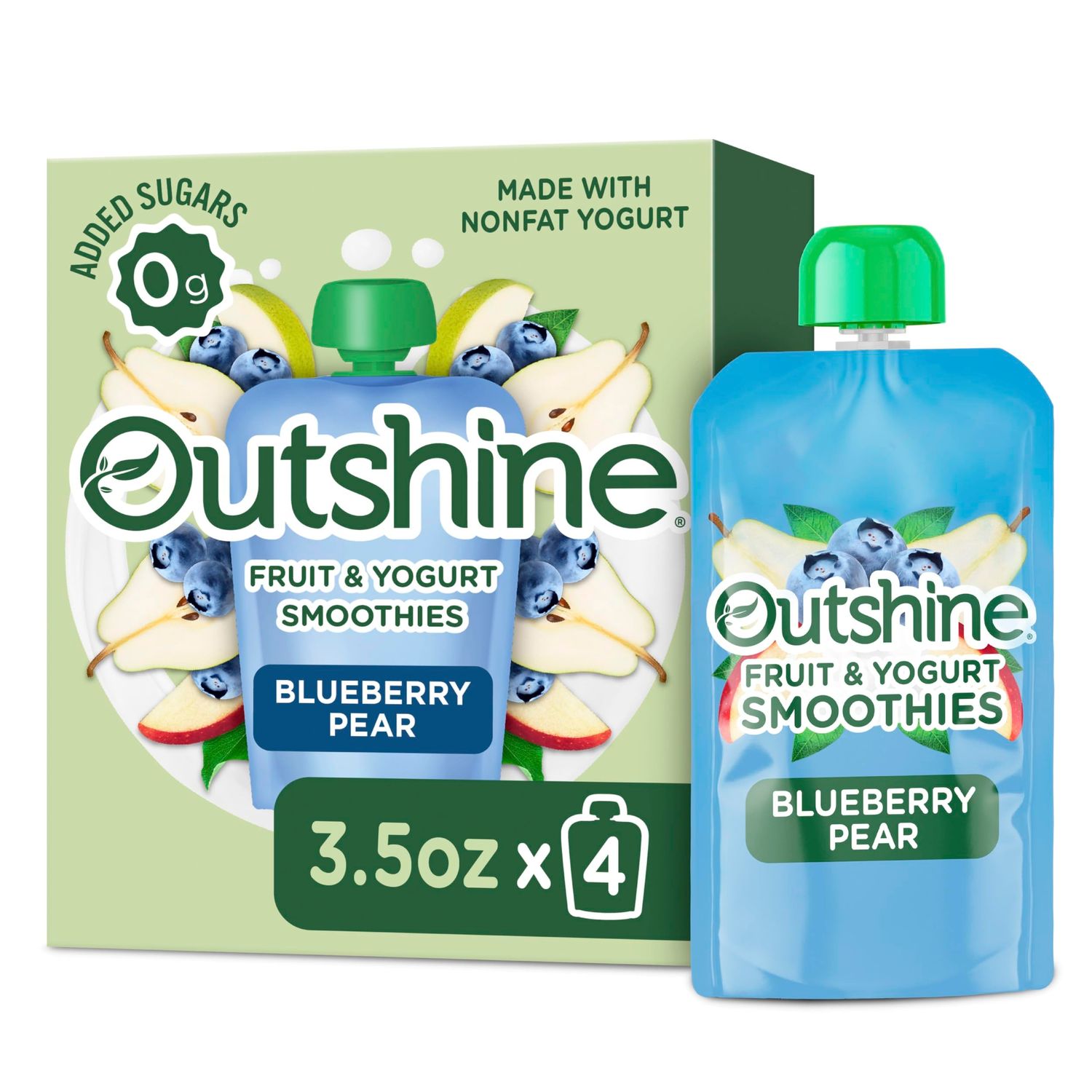 Outshine Smoothie Blueberry (4x3.5oz) Pouches